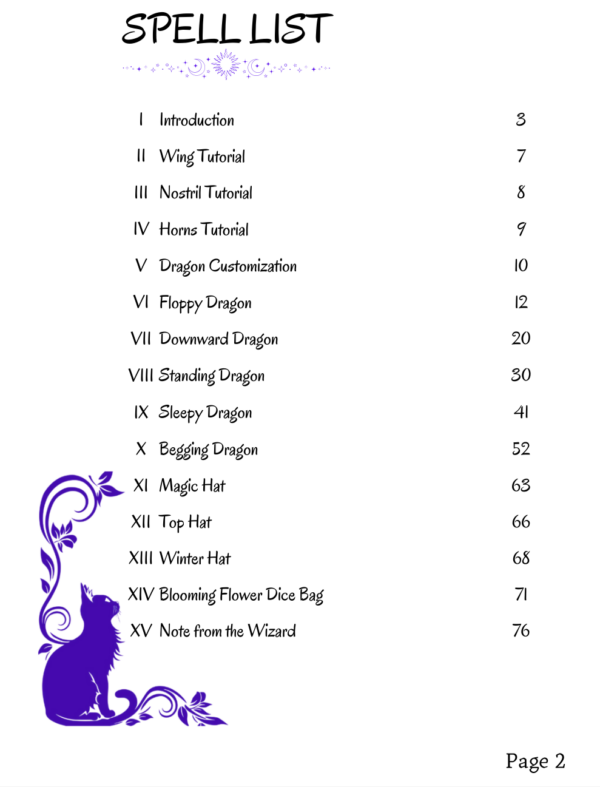 A Wizard's Dragon Crochet Compendium - Image 2