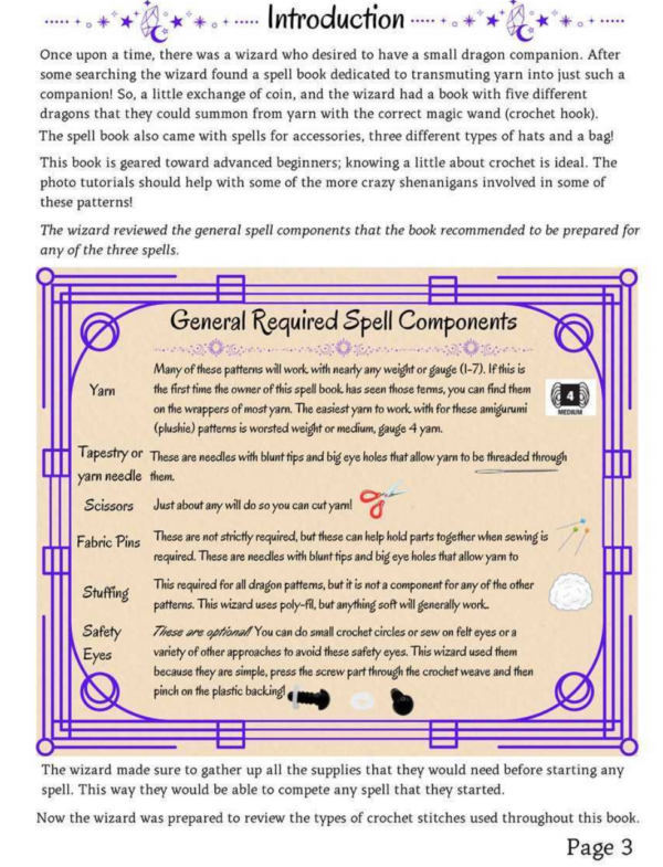 A Wizard's Dragon Crochet Compendium - Image 4
